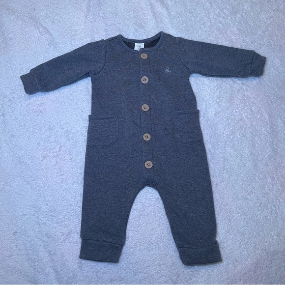GAP Other - GAP Dark Gray Kids One Piece Bodysuit